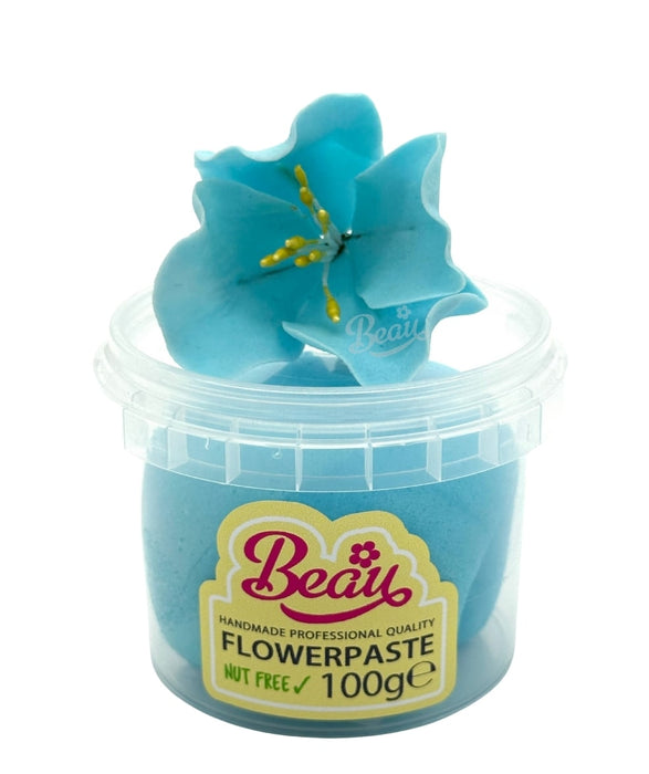 Turquoise flowerpaste is a vibrant, uplifting shade that brings a burst of energy to your sugarcraft creations.