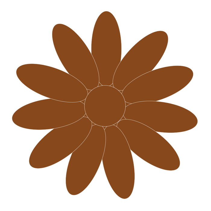 chocolate brown flowerpaste