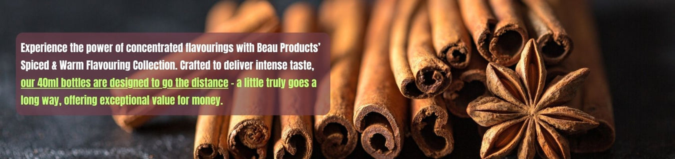 Spiced & Warm Flavourings By Beau Products