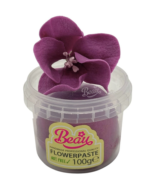 Handcrafted blushes sugar flower made with Beau flowerpaste. Perfect for cakes, events, or displays—realistic, vibrant, and easy to work with.