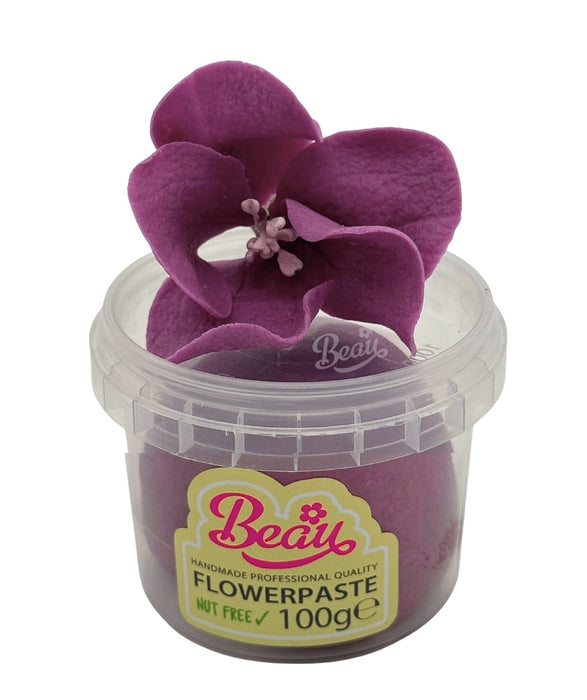 Handcrafted blushes sugar flower made with Beau flowerpaste. Perfect for cakes, events, or displays—realistic, vibrant, and easy to work with.
