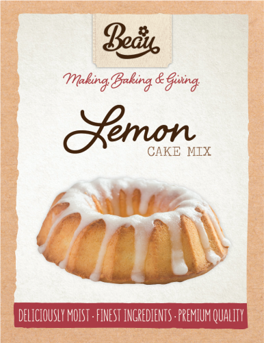 Beau Products Lemon Cake Mix
