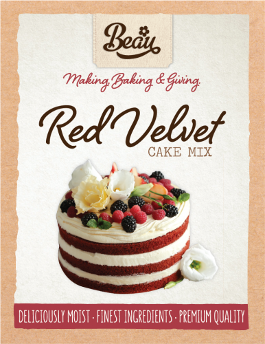 Beau Products Red Velvet Cake Mix