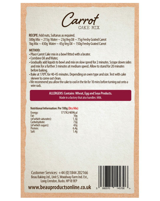 Carrot Cake Mix