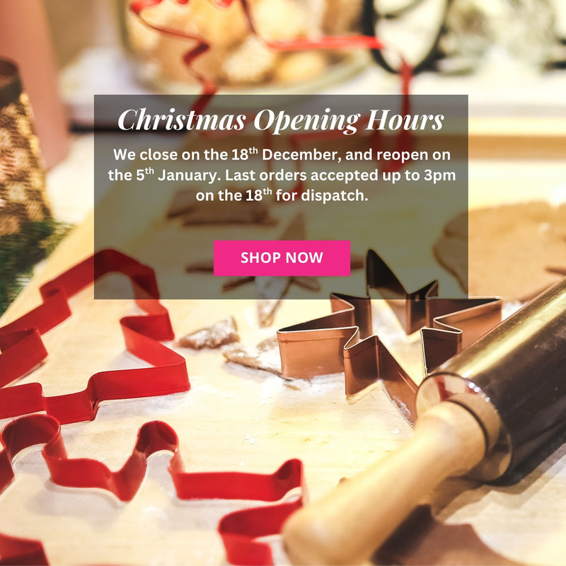 Christmas Baking Moulds and rolling pin with Beau Products