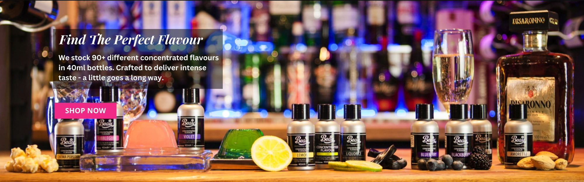 BEAU FLAVOURINGS - 90+ DIFFERENT FLAVOURS