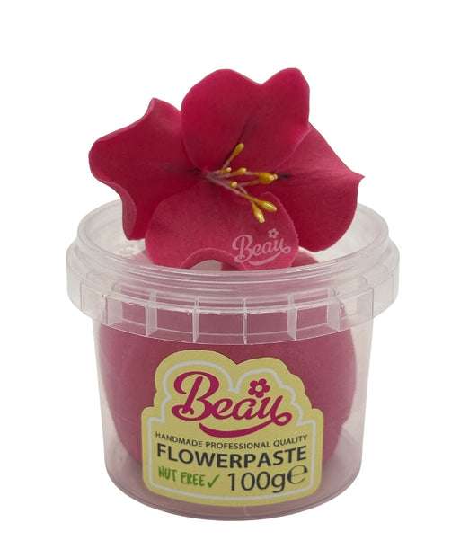 Handmade fuchsia flower created with Beau flowerpaste