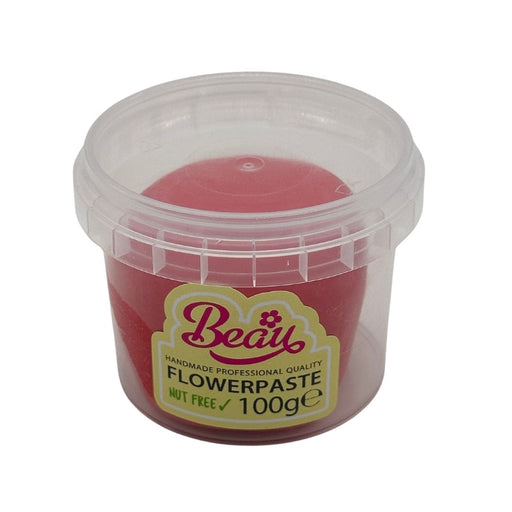 Rose Pink Flowerpaste in 100g Tubs