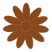 chocolate brown flowerpaste