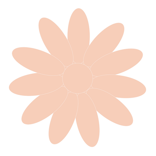 peach flowerpaste