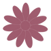 pink suede flowerpaste