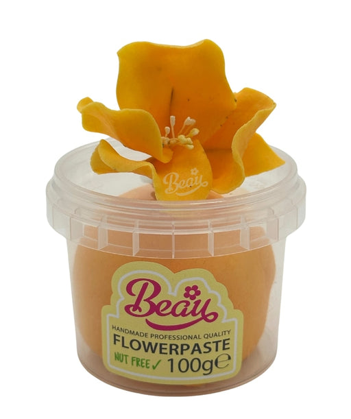 Handmade sunflower flower created with Beau flowerpaste